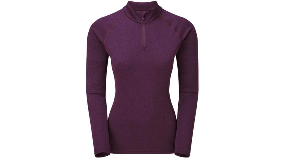 Montane Dart Zip Neck - Womens, Saskatoon Berry, Extra Small, FDRZNSASA12