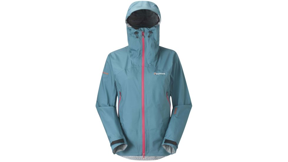 Montane Direct Ascent eVent Jacket - Women's -Maya Storm Blue/Persian Rose-Small