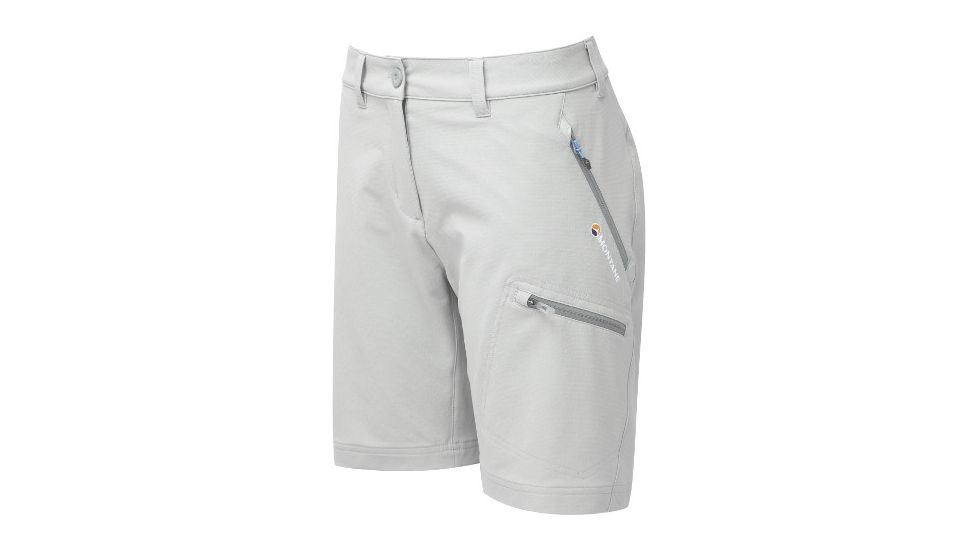 Montane Dyno Stretch Short - Women's-Cloudburst Grey/Blue Ridge-12