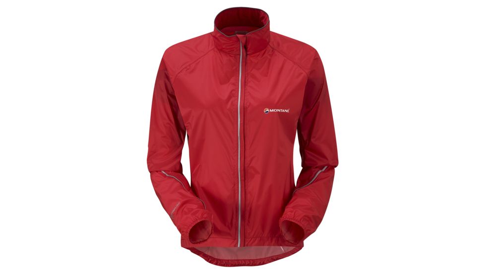 Montane Featherlight Velo H20 Jacket - Women's-Red-Medium