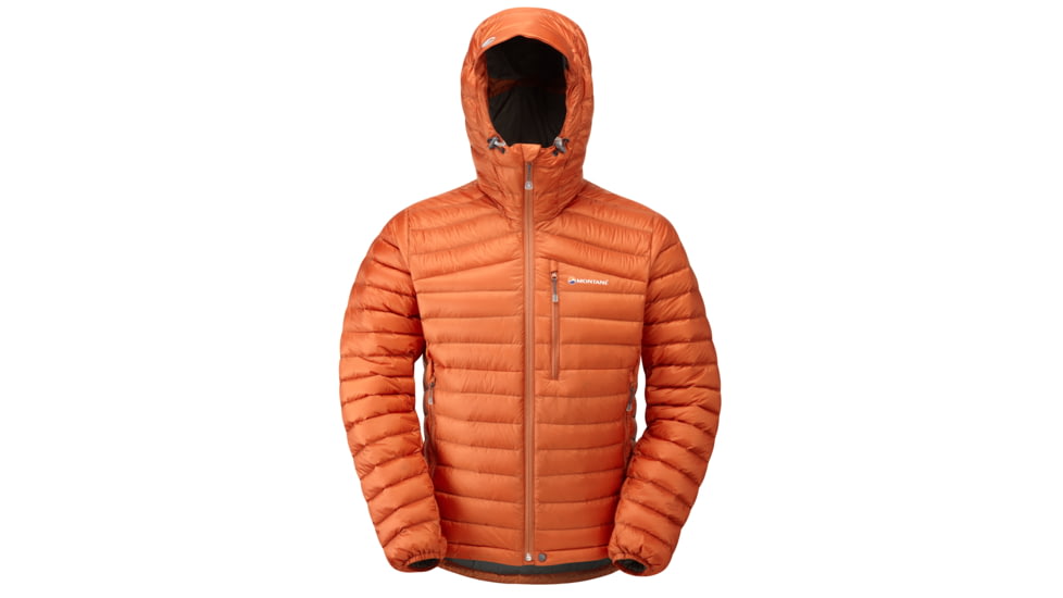 Montane Featherlite Down Jacket - Men's, Tangerine/Steel, X-Small, 544309