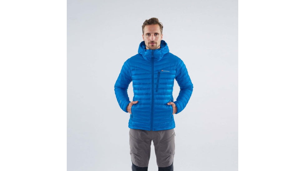 Montane Featherlite Down Jacket - Mens, Electric Blue, Small, MFEDJELEB08