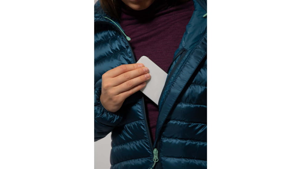 Montane Featherlite Down Jacket - Womens, Narwhal Blue, Extra Large, FFDJANARX08