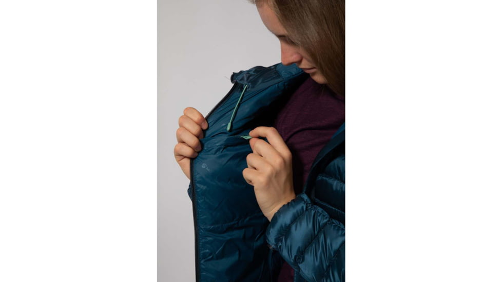 Montane Featherlite Down Jacket - Womens, Narwhal Blue, Extra Large, FFDJANARX08