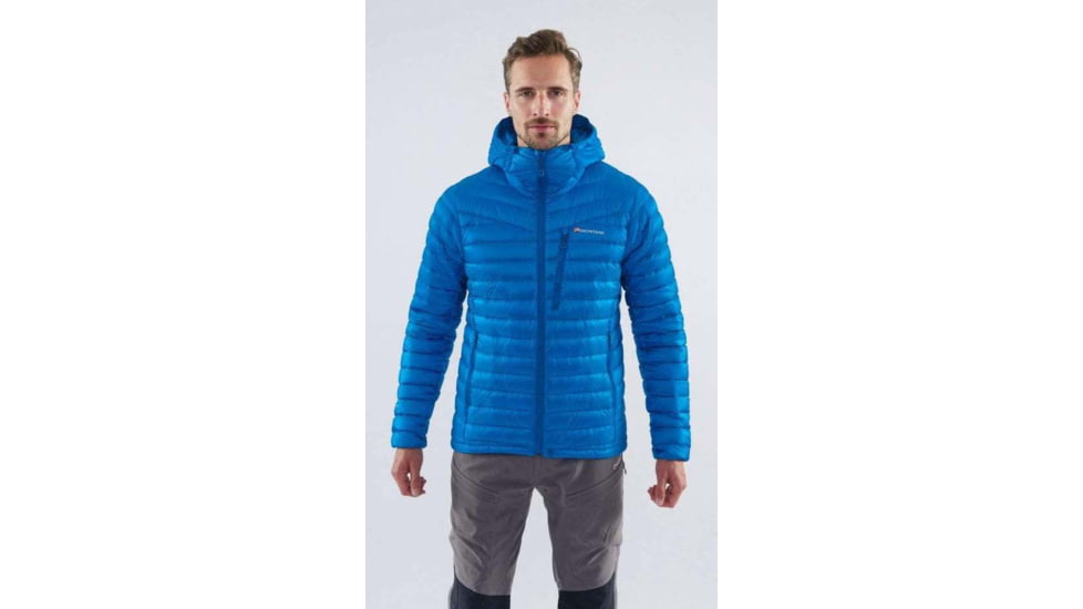 Montane Featherlite Down Jackets - Mens, Electric Blue, Large, MFDOJELEN10
