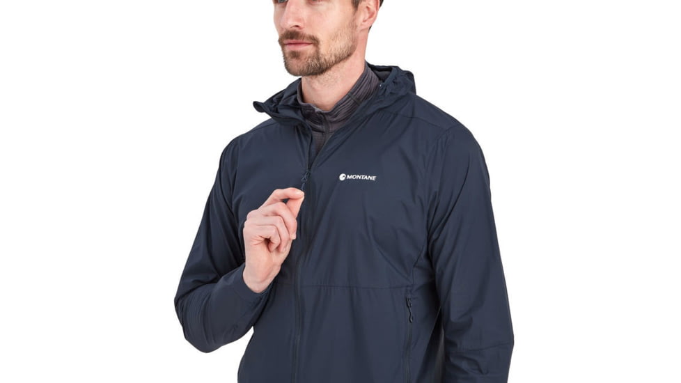 Montane Featherlite Hoodie - Mens, Eclipse Blue, Extra Large, MFEHOECLX15