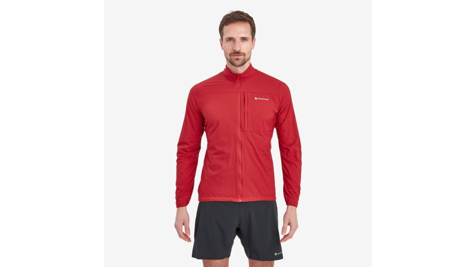 Montane Featherlite Windproof Jacket - Mens, Acer Red, Extra Large, MFLJKACRX15