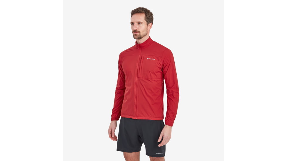 Montane Featherlite Windproof Jacket - Mens, Acer Red, Extra Large, MFLJKACRX15