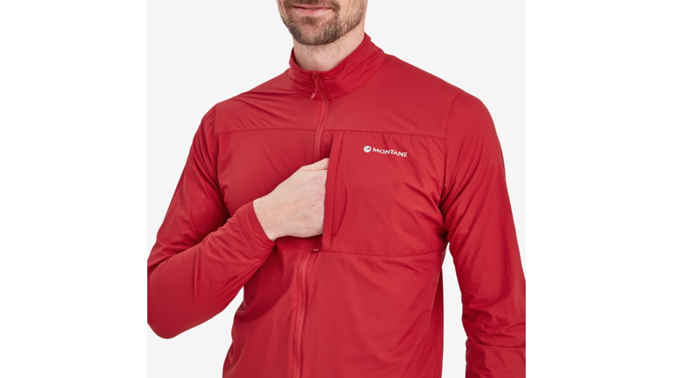 Montane Featherlite Windproof Jacket - Mens, Acer Red, Extra Large, MFLJKACRX15