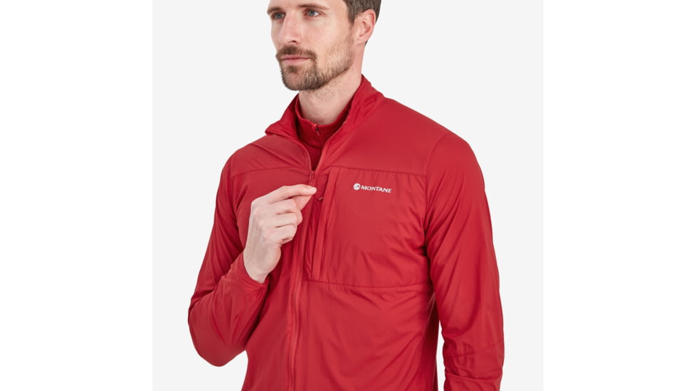 Montane Featherlite Windproof Jacket - Mens, Acer Red, Extra Large, MFLJKACRX15