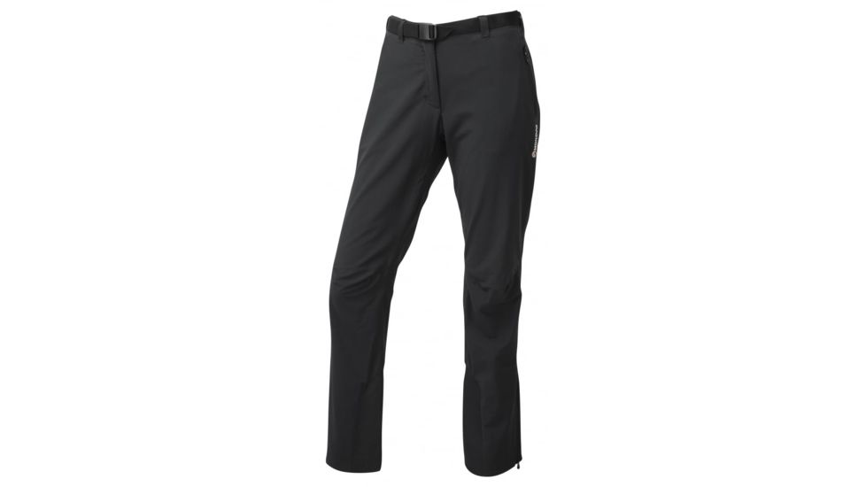 Montane Fem Alpine Trek Pants, Black, SHORT LEG-UK8/US6/EUR34 FATRSBLAA3