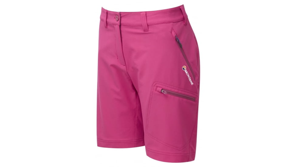Montane Fem Dyno Stretch Shorts, French Berry, UK8/US6/EUR34, FDSSHFREA3