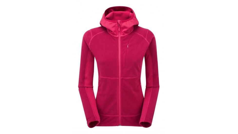 Montane Fem Fury Hoodie, French Berry, UK8/US6/EUR34 FFUHOFREA4