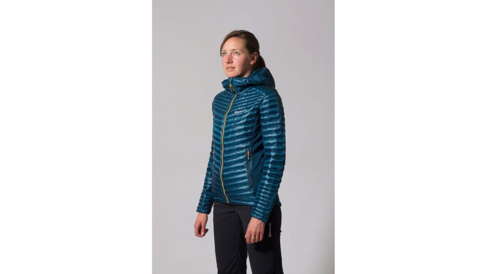 Montane Fem Phoenix Flight Jacket, Narwhal Blue, UK 8/US XS/EUR 34, FPHFJNARA6