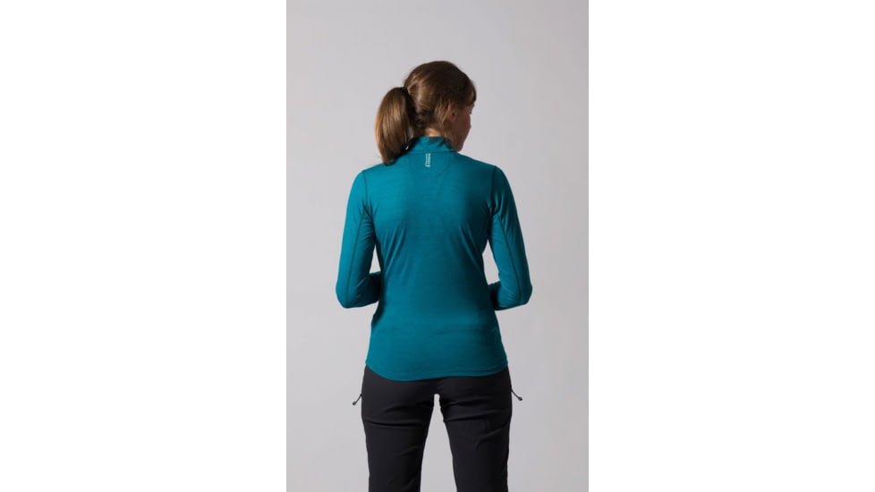 Montane Fem Primino 140 Zip Neck, Zanskar Blue, UK8/US6/EUR34, FP1ZNZANA4