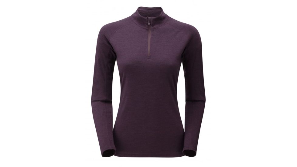 Montane Fem Primino 220 Zip Neck, Saskatoon Berry, UK10/US8/EUR36 FP2ZNSASB4