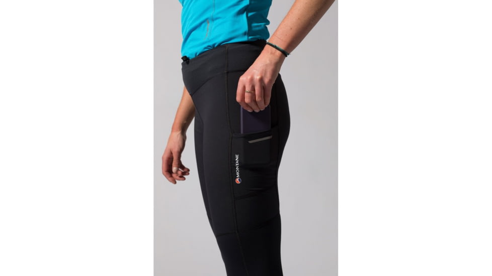 Montane Fem Trail Series Thermal Tights, Black, UK 8/US XS/EUR 34, FTSTTBLAA6