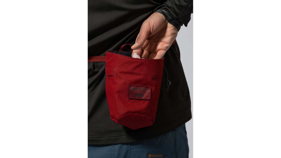 Montane Finger Jam Chalk Bag, Redwood, One Size, PFJCBRWDO09