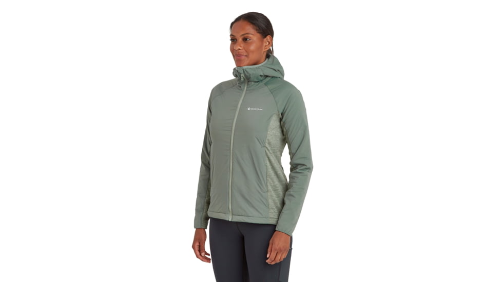Montane Fireball Lite Hoodie - Womens, Eucalyptus, Medium, FFILHEUCM14