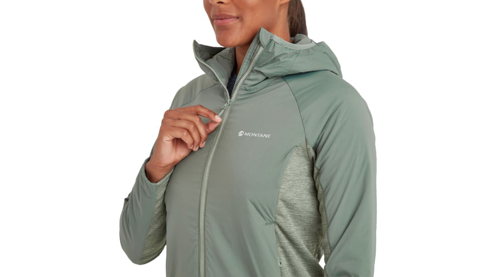 Montane Fireball Lite Hoodie - Womens, Eucalyptus, Medium, FFILHEUCM14