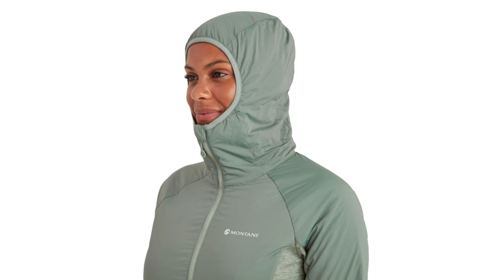 Montane Fireball Lite Hoodie - Womens, Eucalyptus, Medium, FFILHEUCM14