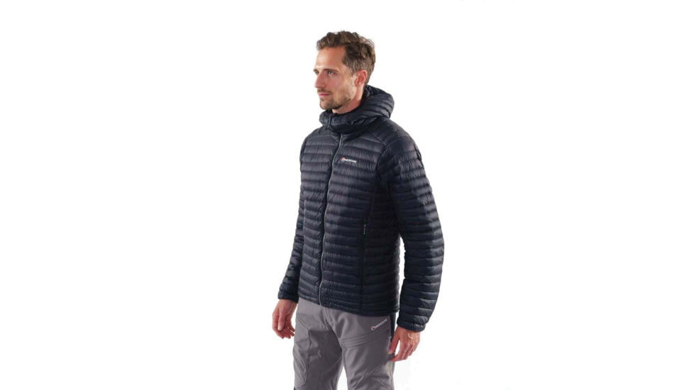 Montane Flylite Down Jacket - Mens, Black, Small, MFLYJBLAB10