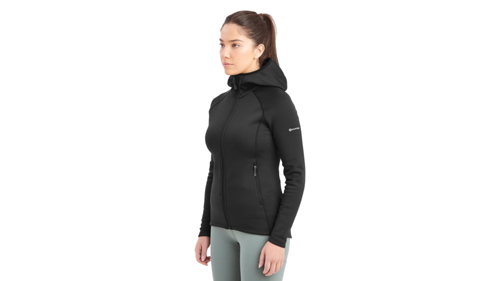 Montane Fury Hoodie - Womens, Black, Medium, FFRYHBLAM15
