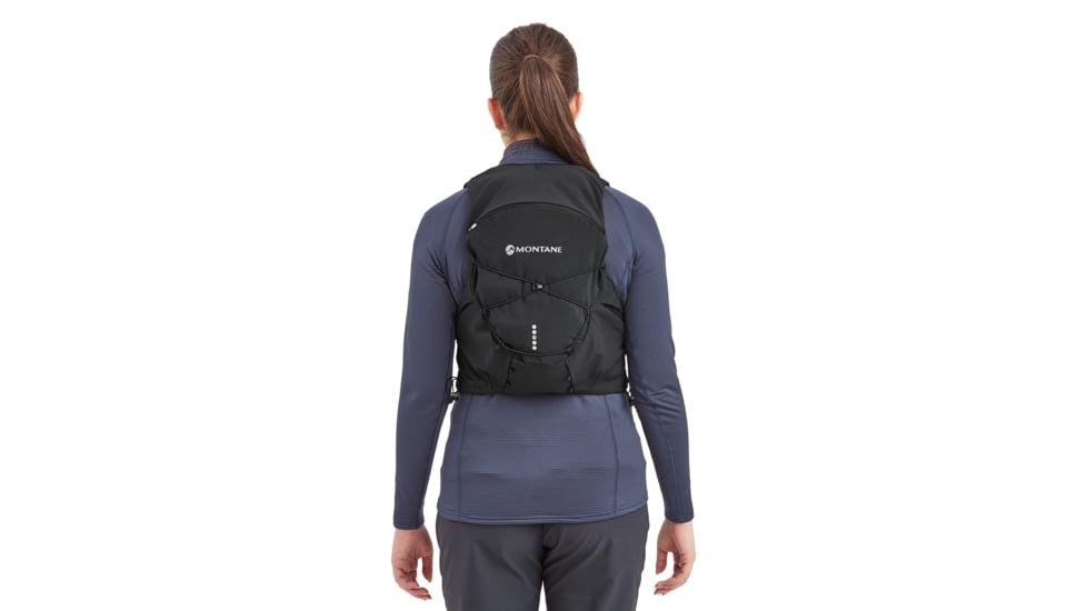 Montane Gecko VP 12 + Vests, Black, Medium, PGP12BLAM15