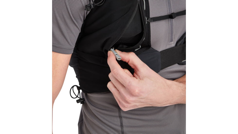 Montane Gecko VP 12 + Vests, Black, Medium, PGP12BLAM15