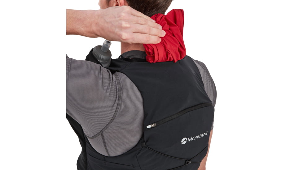 Montane Gecko VP 12 + Vests, Black, Medium, PGP12BLAM15