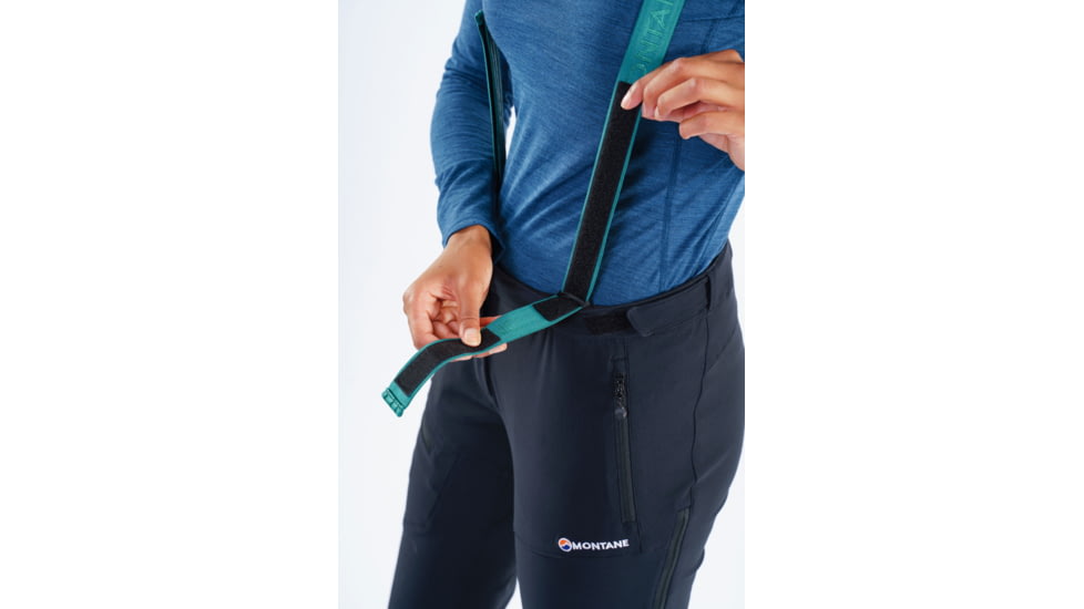 Montane Gradient Pants, Regular Inseam - Womens, Black, UK10/EUR36/US6/S, FGDPRBLAB10