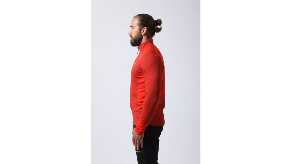 Montane Iridium Hybrid Pull-On Jacket - Mens, Firefly Orange, Medium, MIHPOFIRM6