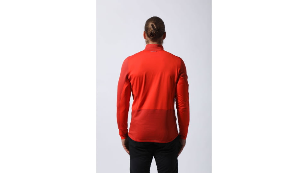 Montane Iridium Hybrid Pull-On Jacket - Mens, Firefly Orange, Medium, MIHPOFIRM6