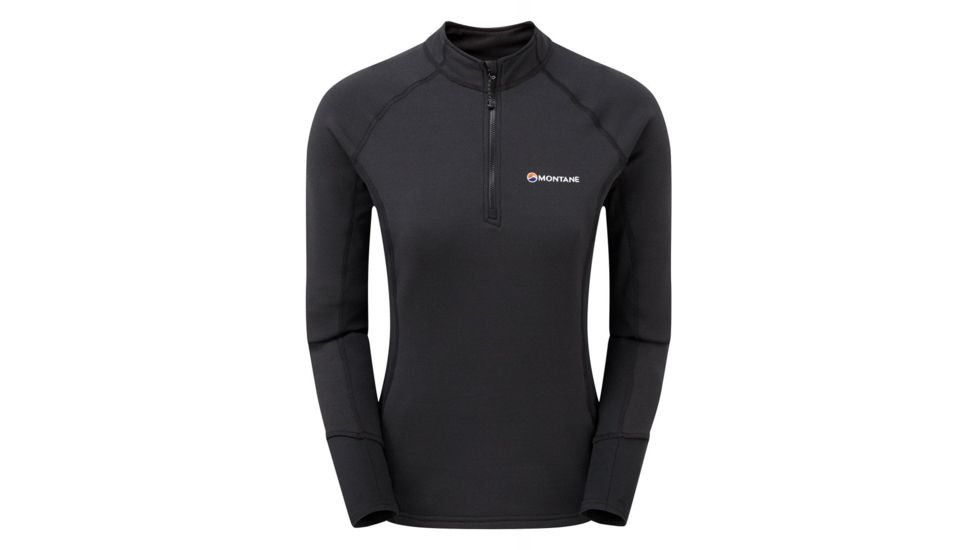 Montane Iridium Hybrid Pull-On Jacket - Womens, Black, Large, FIHPOBLAN6