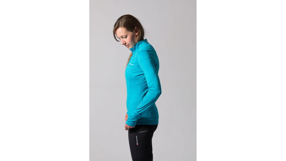 Montane Katla Pull-On Midlayer - Womens, Cerulean Blue, Extra Small, FKAPOCERA6