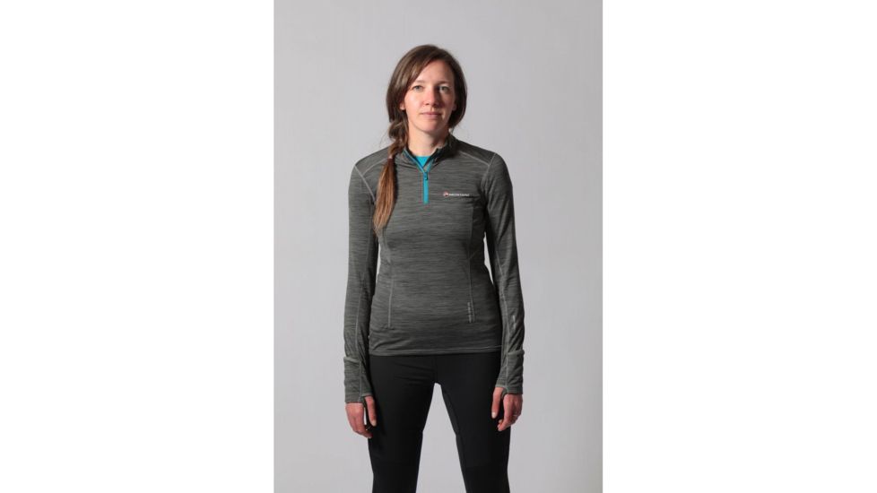 Montane Katla Pull-On Midlayer - Womens, Stratus Grey, Extra Small, FKAPOSTRA6