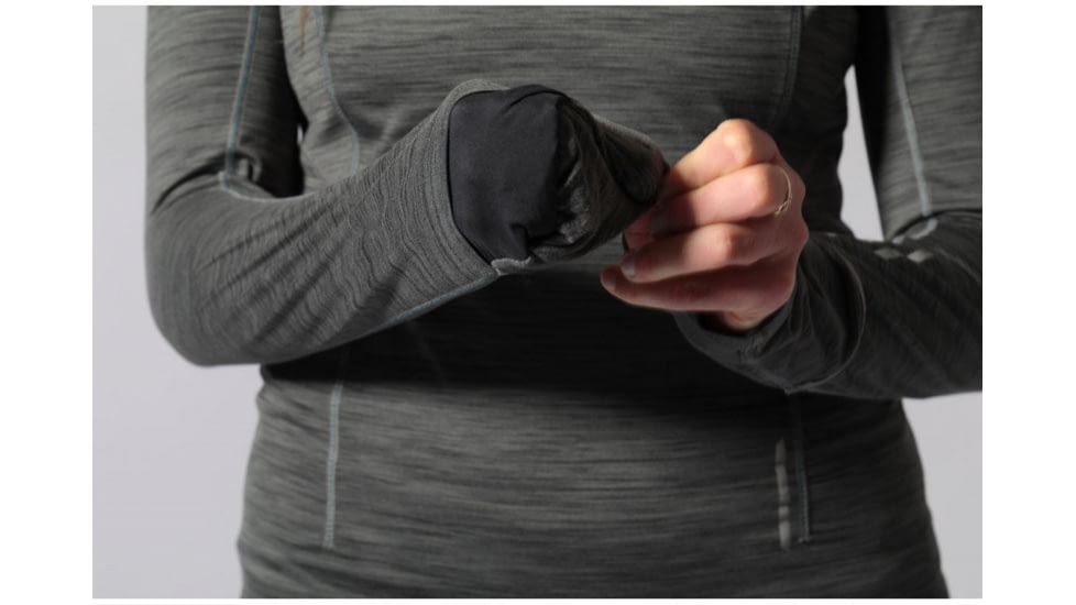 Montane Katla Pull-On Midlayer - Womens, Stratus Grey, Extra Small, FKAPOSTRA6