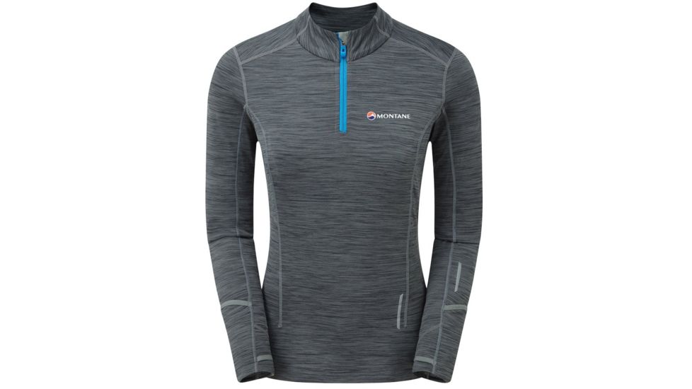 Montane Katla Pull-On Midlayer - Womens, Stratus Grey, Extra Small, FKAPOSTRA6