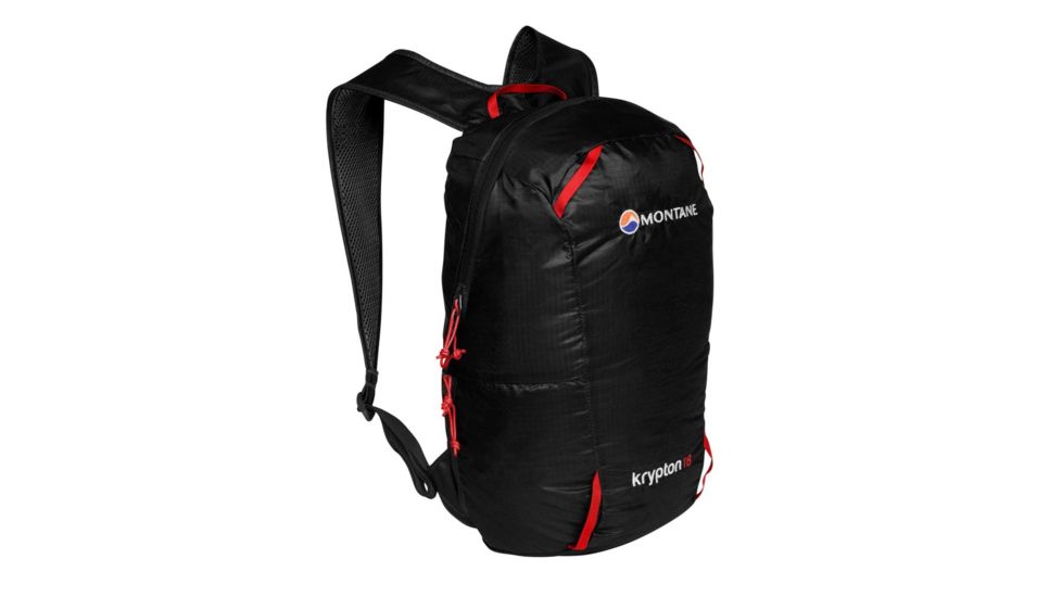 Montane Krypton Day Pack, 18 L, Black, One Size, PKR18BLAO07