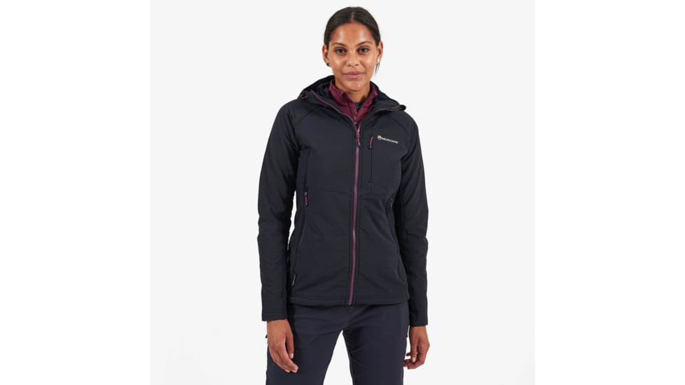 Montane Krypton Hoodie - Womens, Black, UK16/EUR42/US12/XL, FKRYHBLAX12