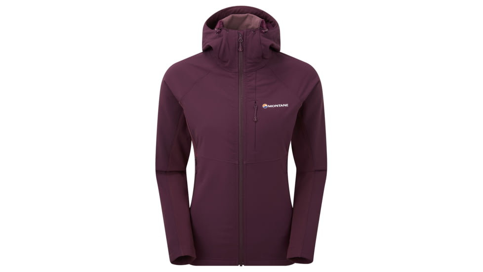 Montane Krypton Hoodie - Womens, Saskatoon Berry, UK10/EUR36/US6/S, FKRYHSASB14