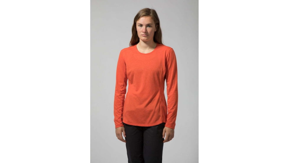 Montane Mono Long Sleeve T-Shirt - Womens, Paprika, Extra Small, FMNLSPAPA09