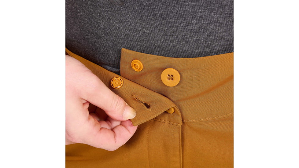 Montane On-Sight Shorts 2.0 - Womens, Inca Gold, Small, FOSSHINCB13