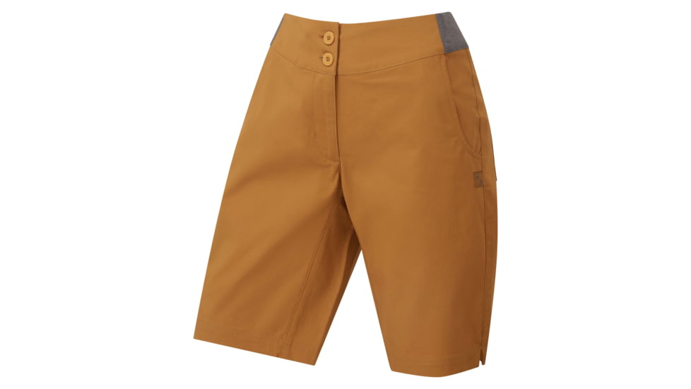 Montane On-Sight Shorts 2.0 - Womens, Inca Gold, Small, FOSSHINCB13