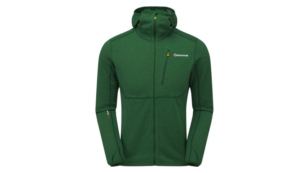 Montane Power Up Hoodie - Mens, Arbor Green, Medium, MPUHOARBM6