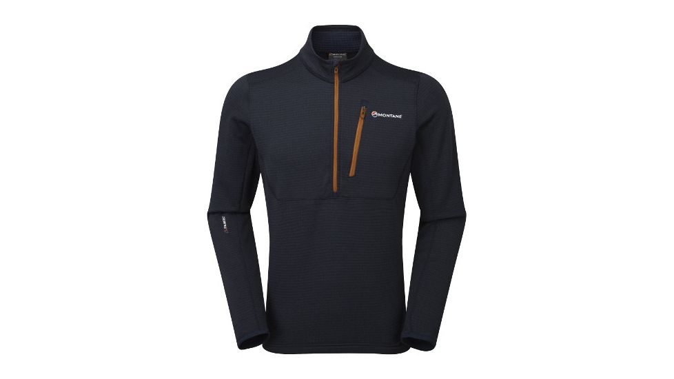 Montane Power Up Pull-On - Men's-Antarctic Blue/Tangerine-Small