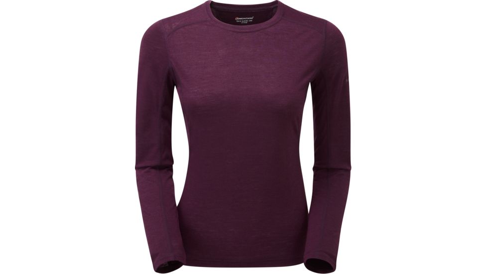 Montane Primino 140g Long Sleeve Crew Neck - Women's-Saskatoon Berry-Small
