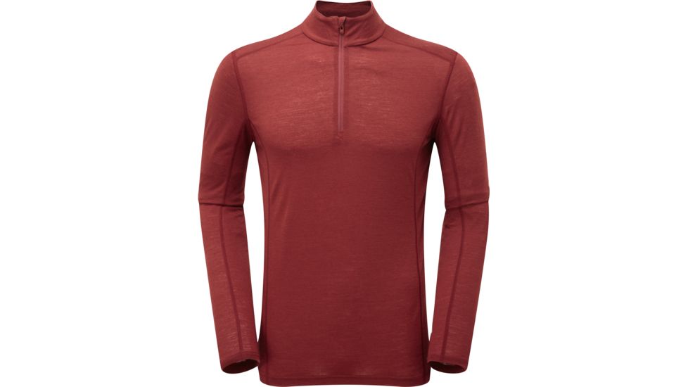 Montane Primino 140g Zip Neck - Men's -Redwood-Large