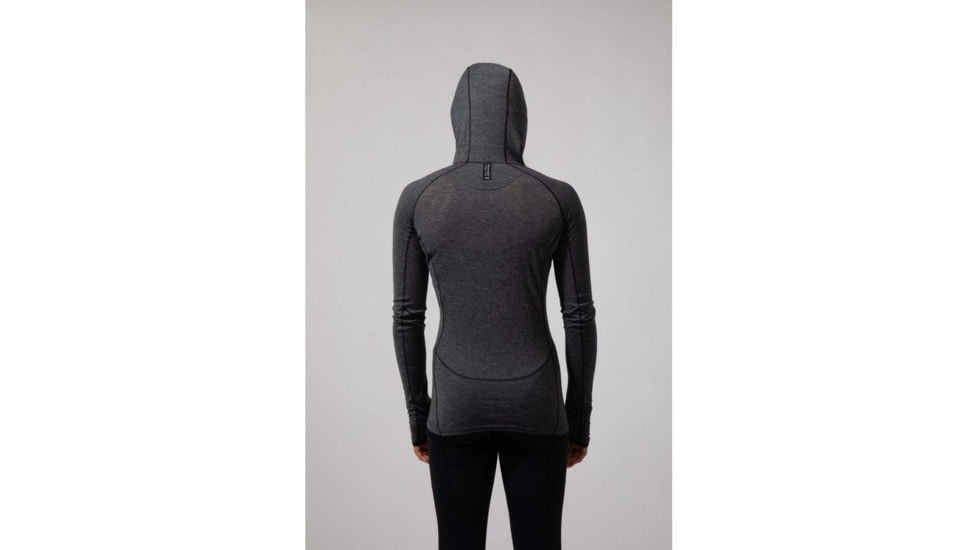 Montane Primino Hybrid Hoodie - Womens, Black, Medium, FPHHOBLAM08