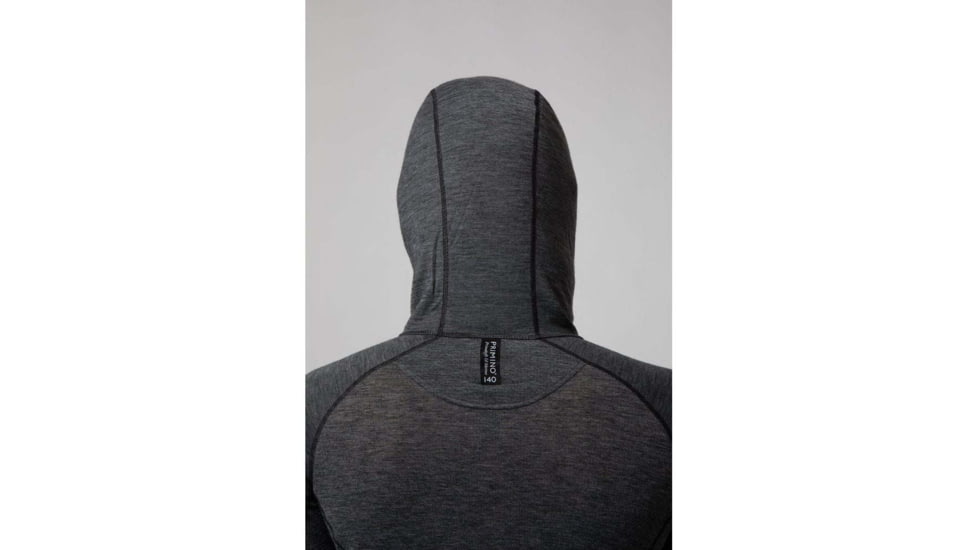 Montane Primino Hybrid Hoodie - Womens, Black, Medium, FPHHOBLAM08